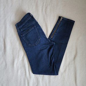 Madewell Skinny Skinny Ankle Zip Mid Rise Skinny Jeans Size 26